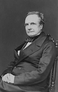 Charles Babbage, photographed c. 1860